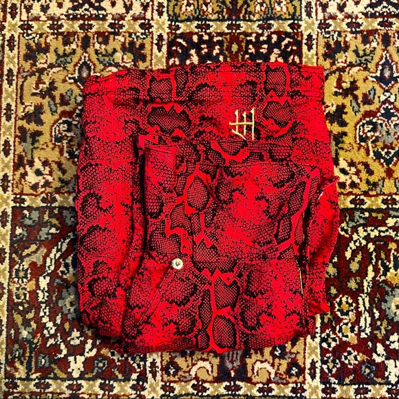 🌈 Gorgeous embroidered street snake jeans - Picture 5 of 11